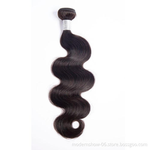 Body Wave Sew In Remy Hair Mink Brazilian Human Hair 3 to 4 Bundles With Closure